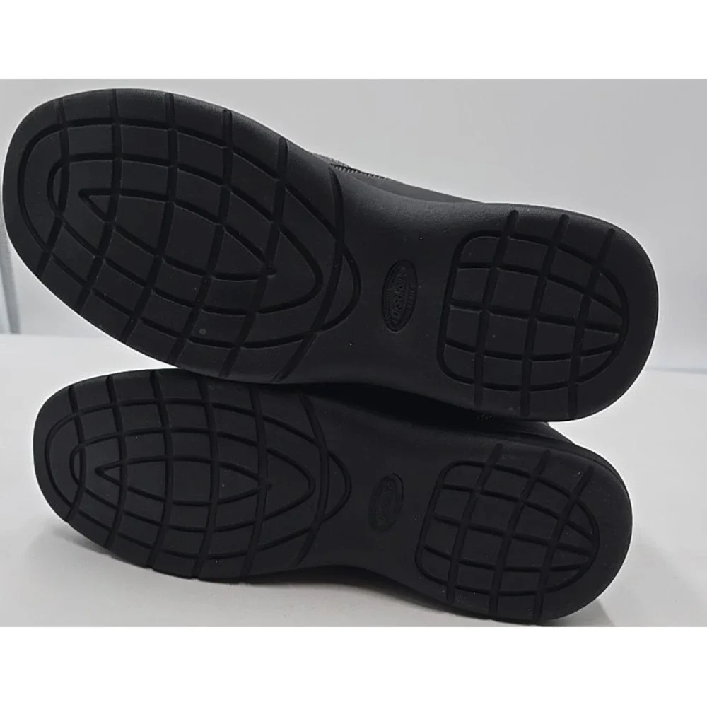 Dr Scholls Orthopedic Leather Men 8.5 D Black Shoes